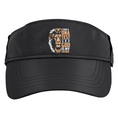 I Took A Dna Test God Is My Father Adult Drive Performance Visor