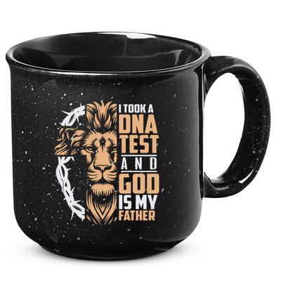I Took A Dna Test God Is My Father 15oz Campfire Ceramic Mug