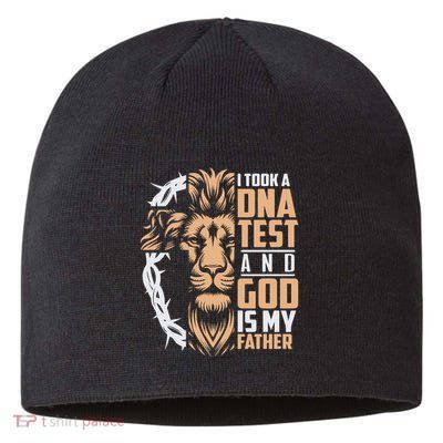 I Took A Dna Test God Is My Father Sustainable Beanie
