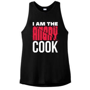 Im The Angry Cook A Warning For Others Cool Gift Ladies PosiCharge Tri-Blend Wicking Tank