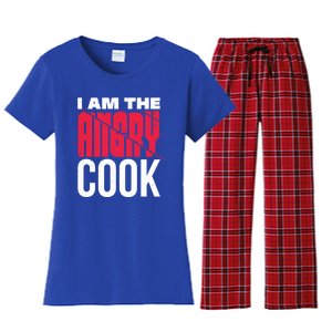 Im The Angry Cook A Warning For Others Cool Gift Women's Flannel Pajama Set