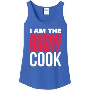 Im The Angry Cook A Warning For Others Cool Gift Ladies Essential Tank