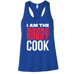 Im The Angry Cook A Warning For Others Cool Gift Women's Racerback Tank