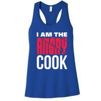 Im The Angry Cook A Warning For Others Cool Gift Women's Racerback Tank