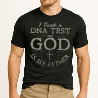 I Took A DNA Test And God Is My Father Funny Christian Cooling Performance Crew T-Shirt