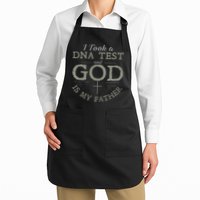 I Took A DNA Test And God Is My Father Funny Christian Apron