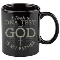I Took A DNA Test And God Is My Father Funny Christian 11oz C Handle Ceramic Mug