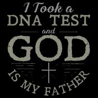 I Took A DNA Test And God Is My Father Funny Christian 16 in Basic Backpack