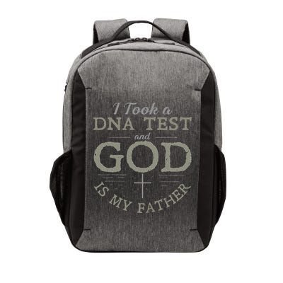 I Took A DNA Test And God Is My Father Funny Christian Vector Backpack