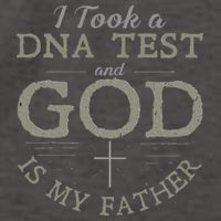 I Took A DNA Test And God Is My Father Funny Christian Vector Backpack