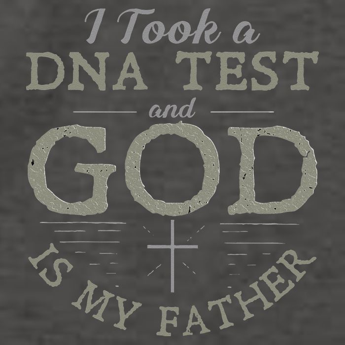 I Took A DNA Test And God Is My Father Funny Christian Vector Backpack