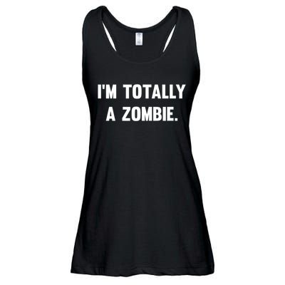 I'm Totally A Zombie Ladies Essential Flowy Tank