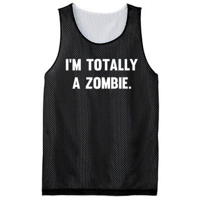 I'm Totally A Zombie Mesh Reversible Basketball Jersey Tank