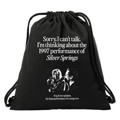 IM Thinking About The 1997 Performance Of Silver Spring Drawstring Bag