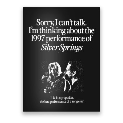 IM Thinking About The 1997 Performance Of Silver Spring Poster