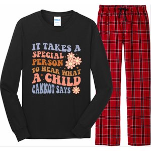 It Takes A Special Person To Hear What A Cannot Say Gift Long Sleeve Pajama Set