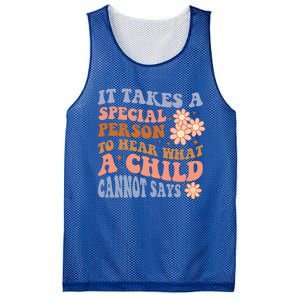 It Takes A Special Person To Hear What A Cannot Say Gift Mesh Reversible Basketball Jersey Tank