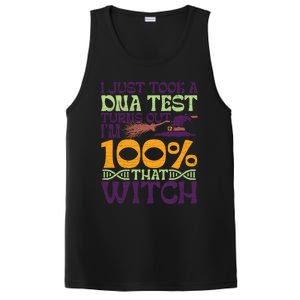 I Took A Dna Test Turns Out Im 100% Percent Witch Halloween Gift PosiCharge Competitor Tank