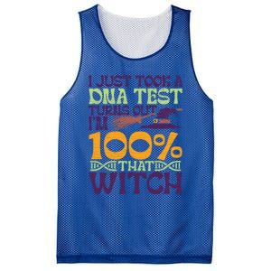 I Took A Dna Test Turns Out Im 100% Percent Witch Halloween Gift Mesh Reversible Basketball Jersey Tank