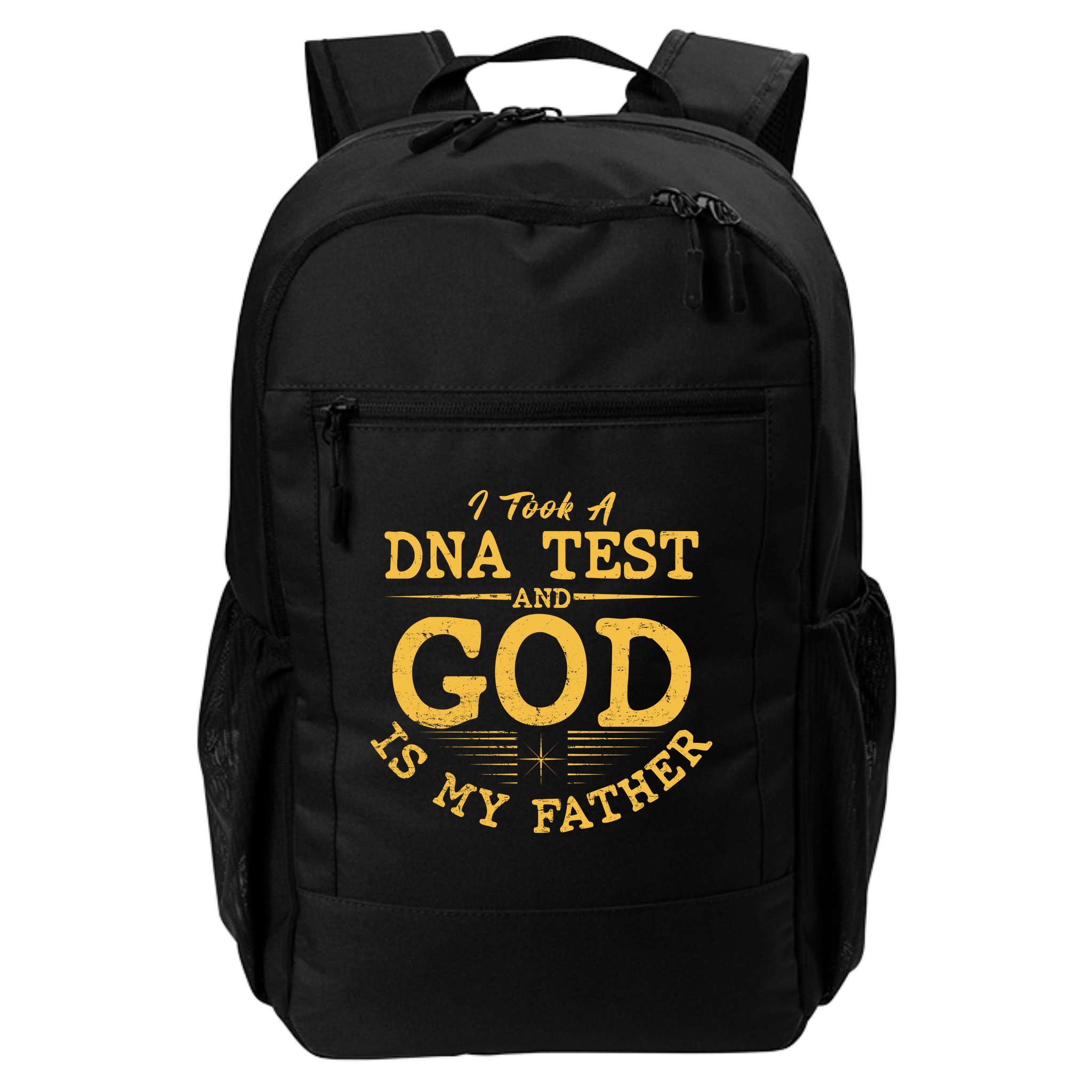 I Took A DNA Test And God Is My Father Backpack