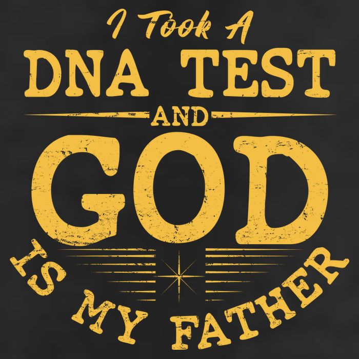 I Took A DNA Test And God Is My Father Adult Drive Performance Visor