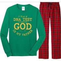 I Took A DNA Test And God Is My Father Long Sleeve Pajama Set