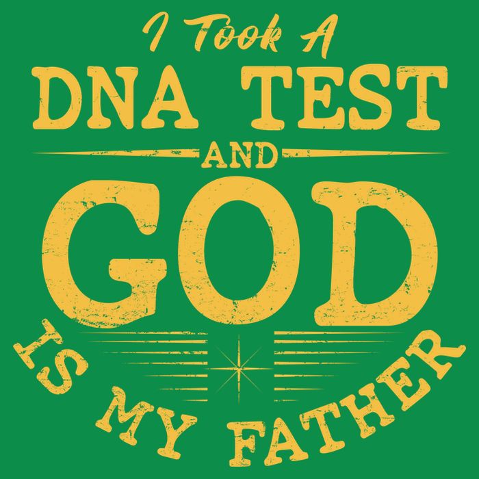 I Took A DNA Test And God Is My Father Premium T-Shirt