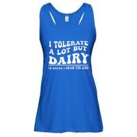 I Tolerate A Lot But Dairy Is Where I Draw The Line Ladies Essential Flowy Tank