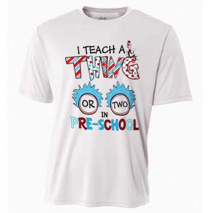 I Teach A Thing Or Two In Pre School Back To School Cooling Performance Crew T-Shirt