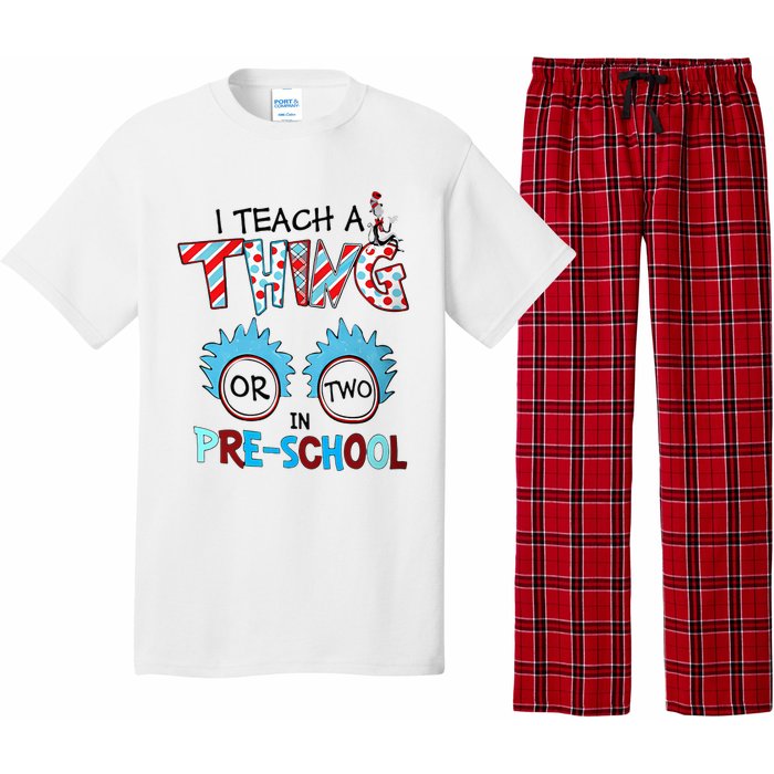 I Teach A Thing Or Two In Pre School Back To School Pajama Set