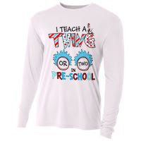 I Teach A Thing Or Two In Pre School Back To School Cooling Performance Long Sleeve Crew