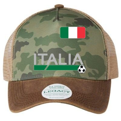 Italia Azzurri Supporter Italian Soccer Team Legacy Tie Dye Trucker Hat