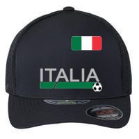 Italia Azzurri Supporter Italian Soccer Team Flexfit Unipanel Trucker Cap