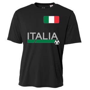 Italia Azzurri Supporter Italian Soccer Team Cooling Performance Crew T-Shirt