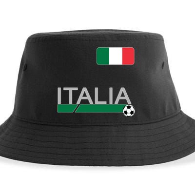 Italia Azzurri Supporter Italian Soccer Team Sustainable Bucket Hat