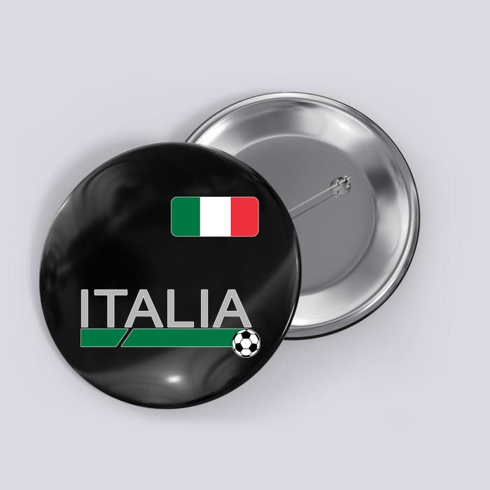 Italia Azzurri Supporter Italian Soccer Team Button