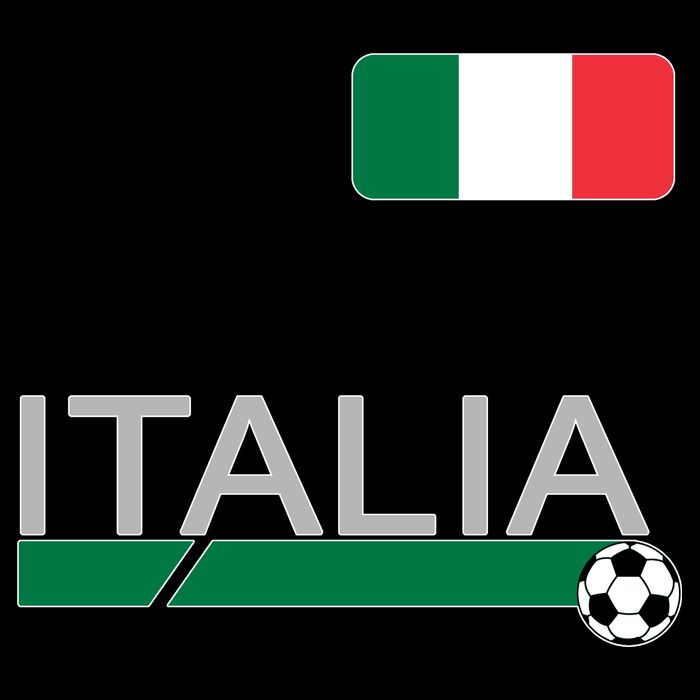 Italia Azzurri Supporter Italian Soccer Team Button