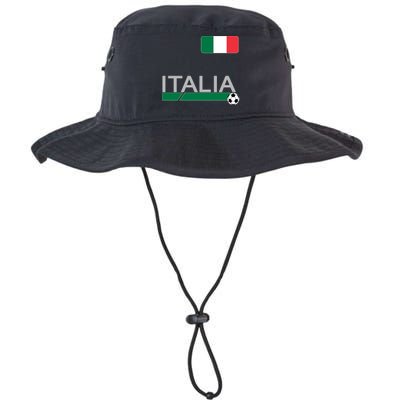 Italia Azzurri Supporter Italian Soccer Team Legacy Cool Fit Booney Bucket Hat