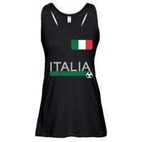 Italia Azzurri Supporter Italian Soccer Team Ladies Essential Flowy Tank