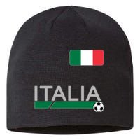 Italia Azzurri Supporter Italian Soccer Team Sustainable Beanie