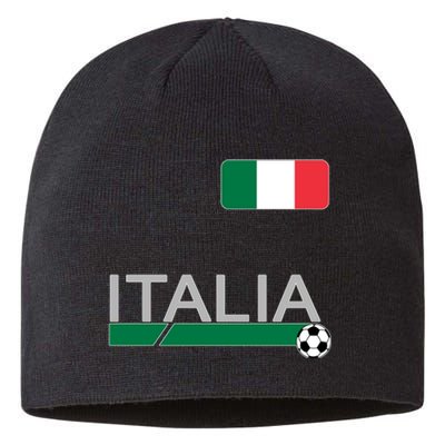 Italia Azzurri Supporter Italian Soccer Team Sustainable Beanie