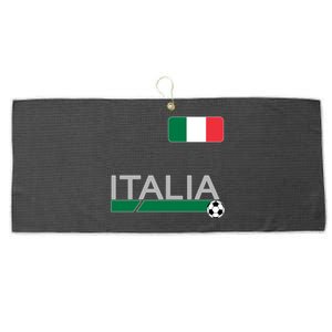 Italia Azzurri Supporter Italian Soccer Team Large Microfiber Waffle Golf Towel