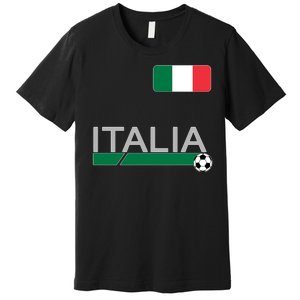 Italia Azzurri Supporter Italian Soccer Team Premium T-Shirt