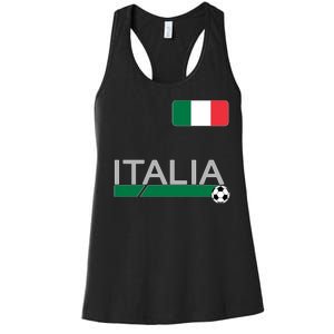 Italia Azzurri Supporter Italian Soccer Team Women's Racerback Tank