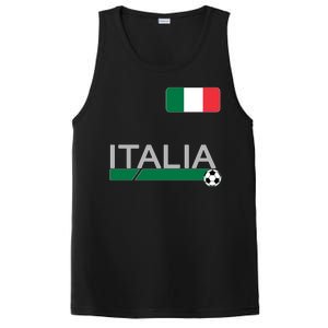 Italia Azzurri Supporter Italian Soccer Team PosiCharge Competitor Tank