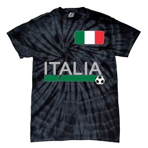 Italia Azzurri Supporter Italian Soccer Team Tie-Dye T-Shirt