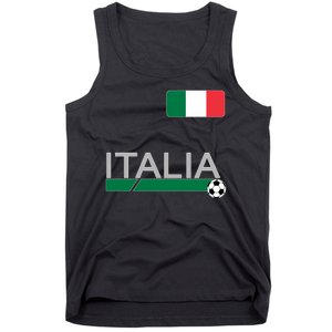 Italia Azzurri Supporter Italian Soccer Team Tank Top