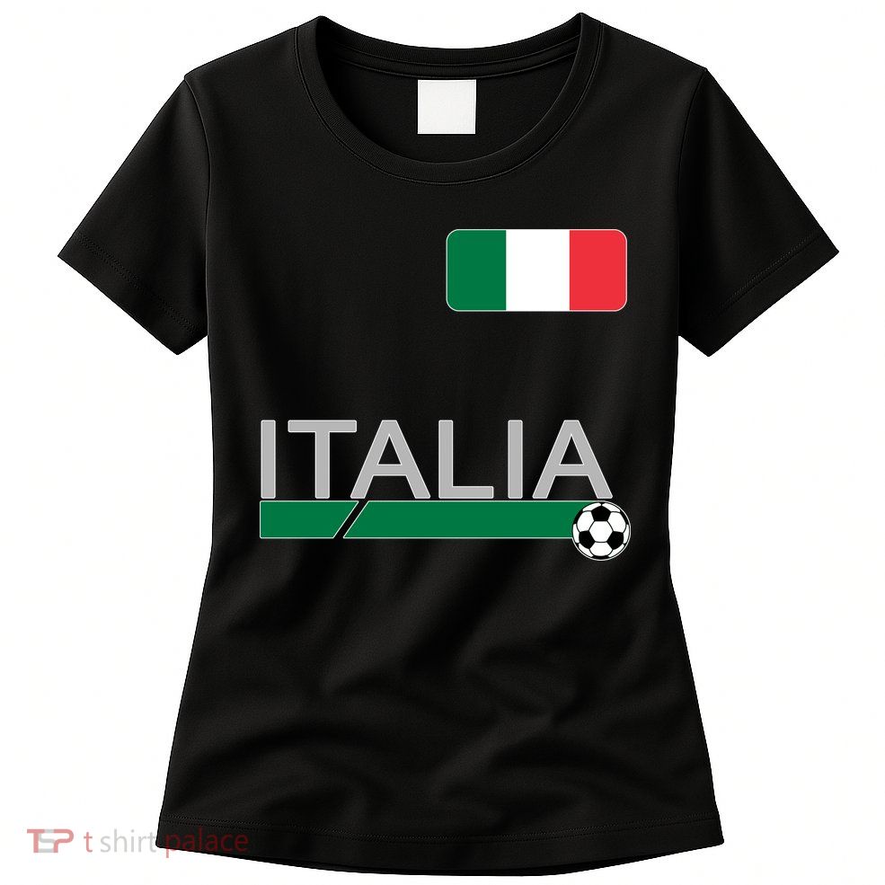 Italia Azzurri Supporter Italian Soccer Team Womens T-Shirt
