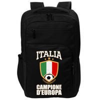 Italia Campione D'Europa Soccer Flag Shield Logo Impact Tech Backpack