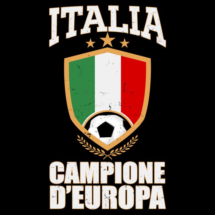 Italia Campione D'Europa Soccer Flag Shield Logo Impact Tech Backpack